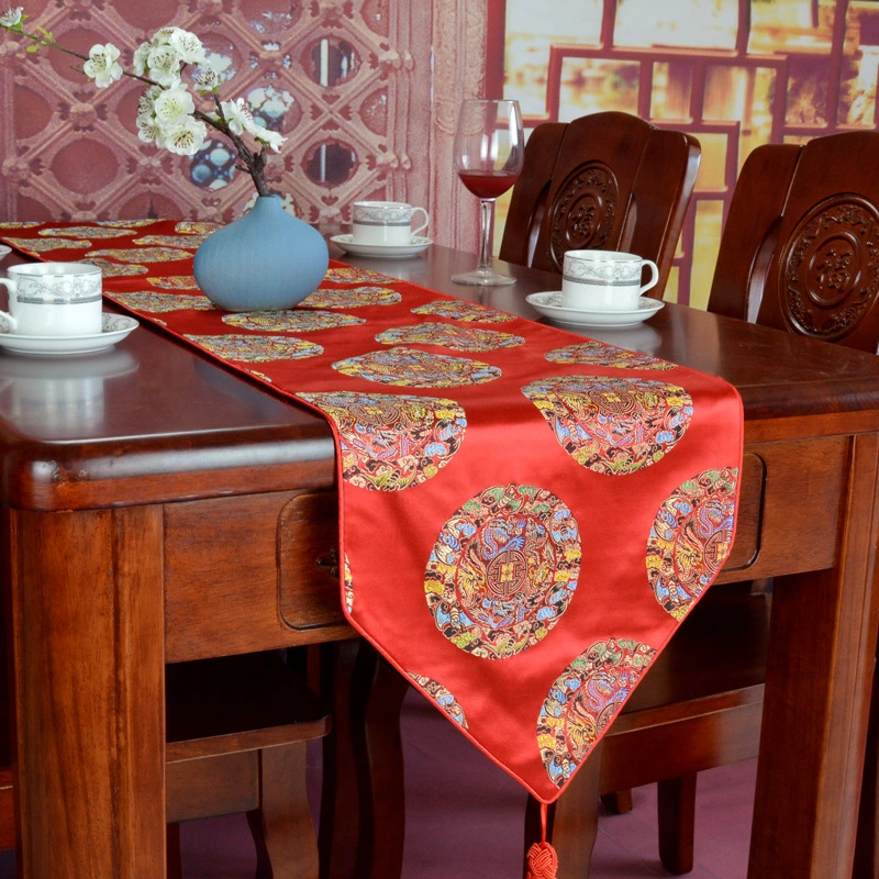 Modern Chinese Zen Tea Flag Dining Table Decorative Cloth