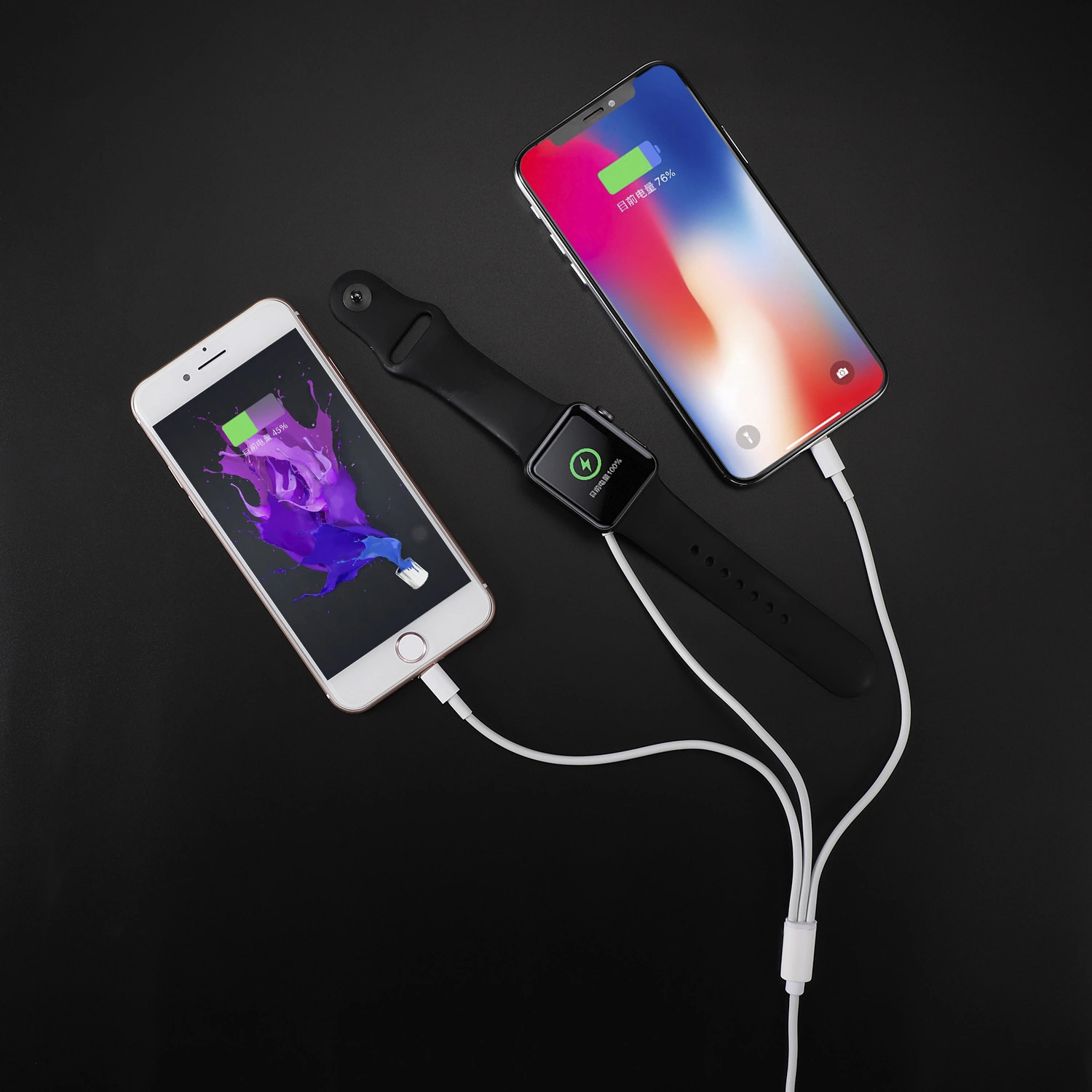 Watch Magnetic Wireless Charging Line Charger 2-in-1 Fast Charging