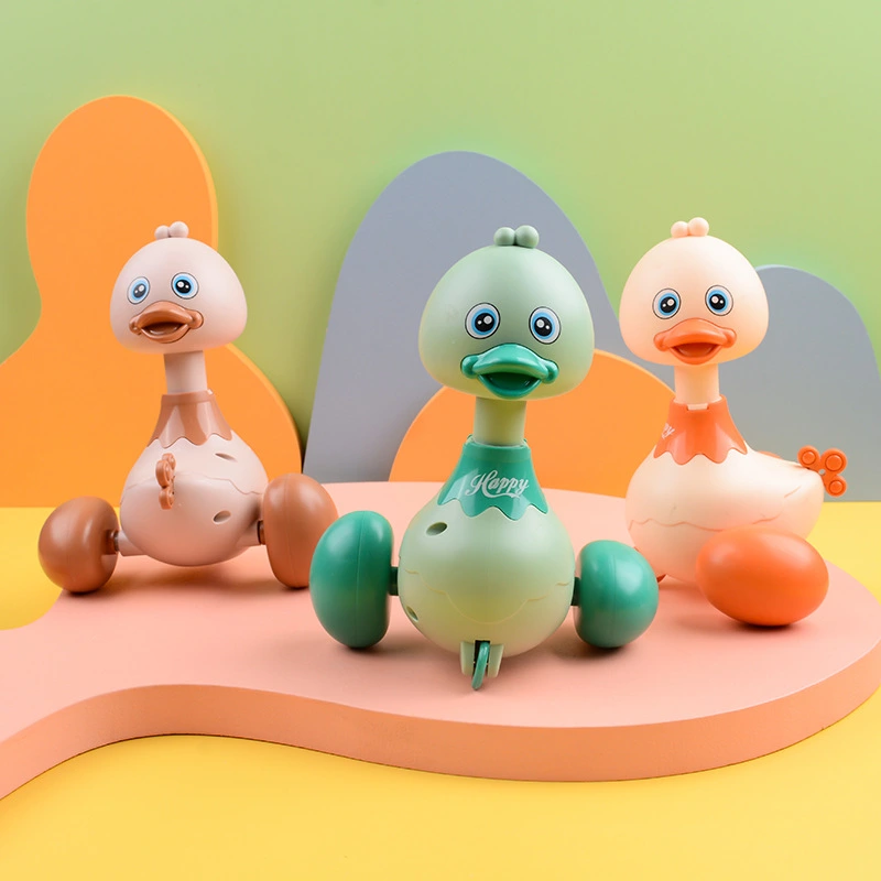 Press And Shake Duck Motorcycle Toy