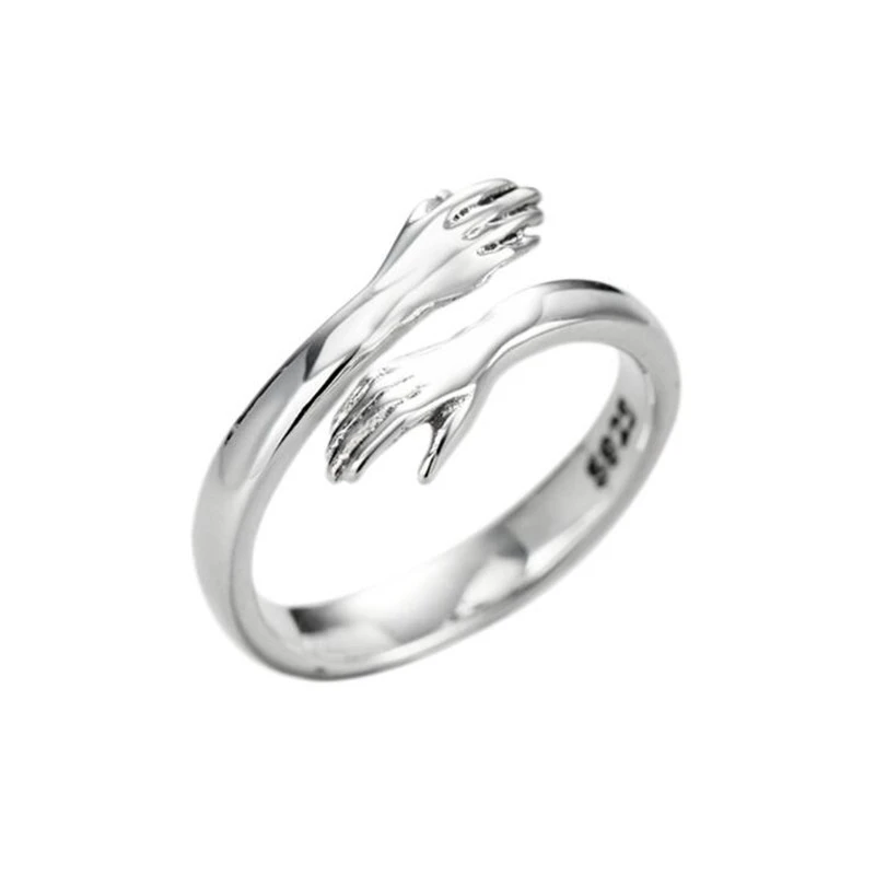 S925 Silver Hug Ring