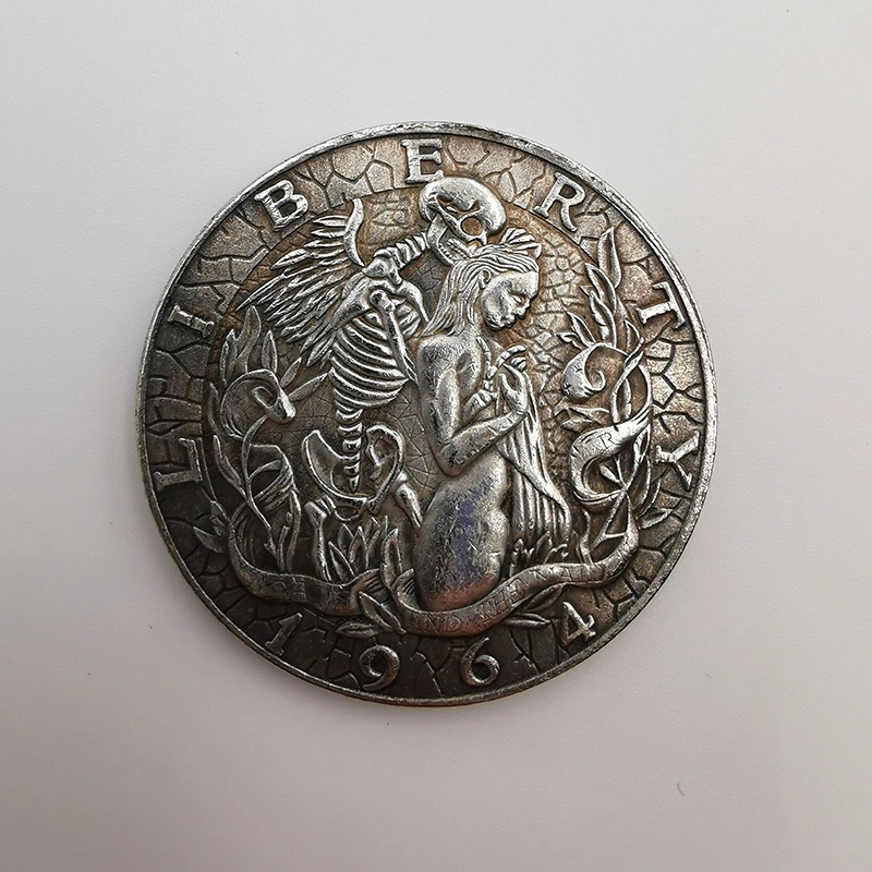 Antique Crafts Embossed Hobo Coin