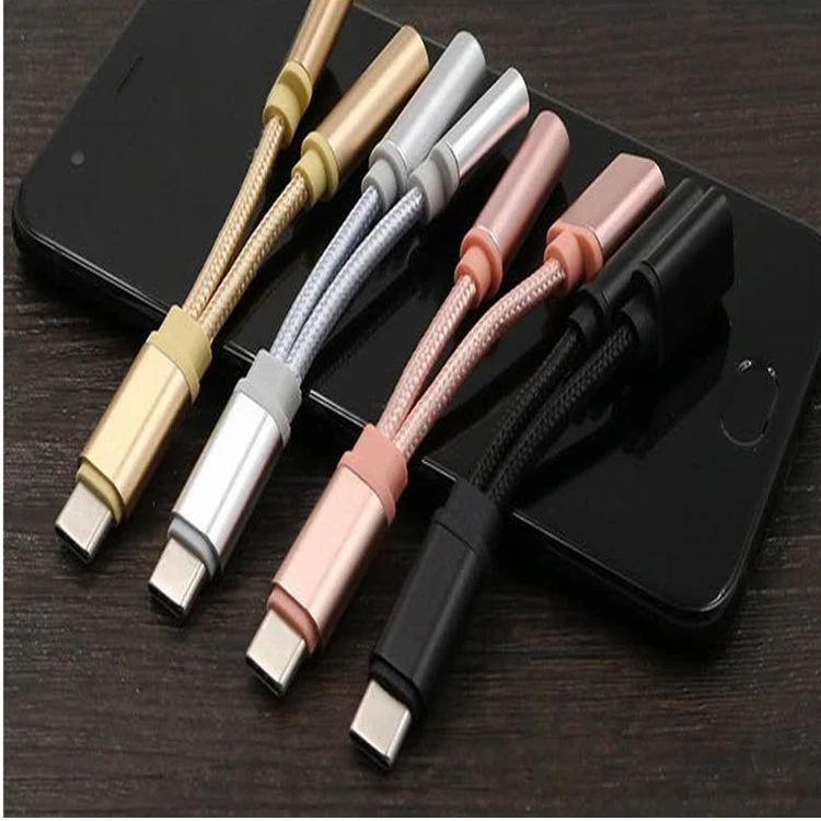 Headphone Listening And Charging Two-In-one Adapter Cable