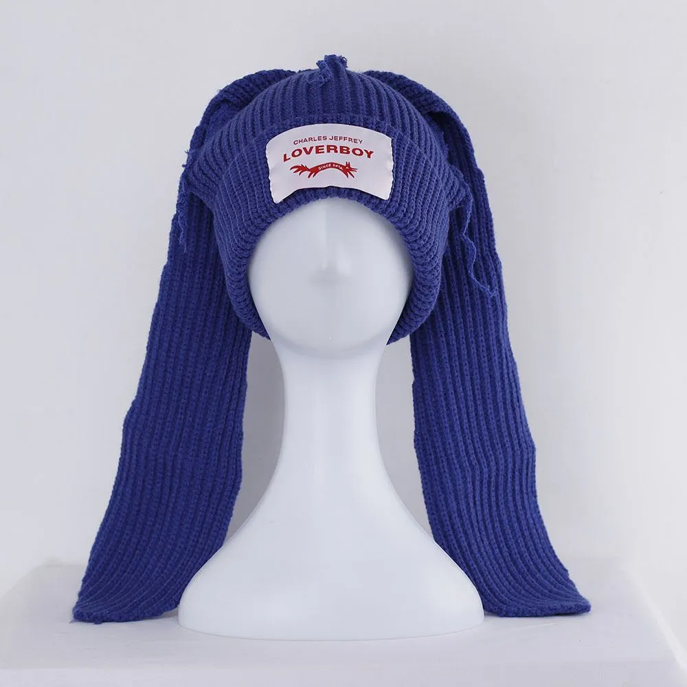 Women's Rabbit Ear Knitted Hat