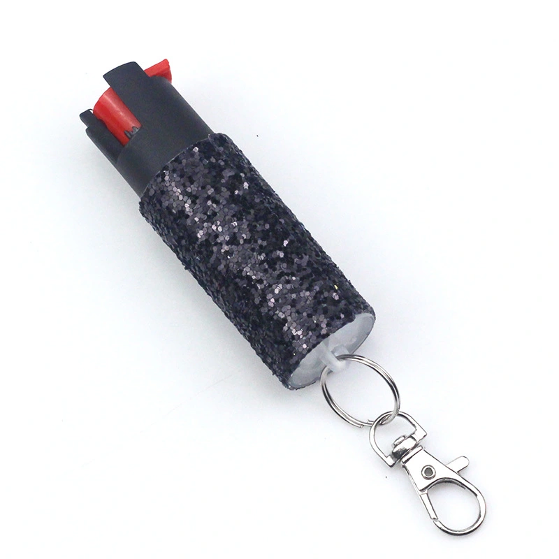 Continuous Press Type Self-defense Supplies Keychain Pendant