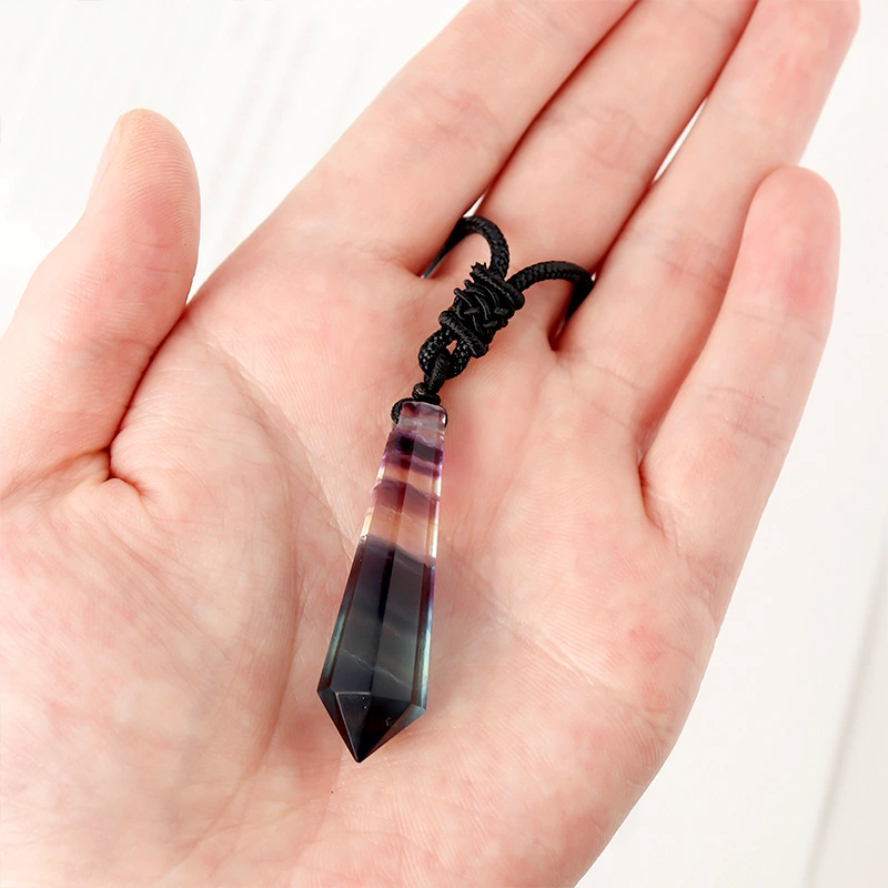 Spirit Pendant Natural Crystal Stone Polishing