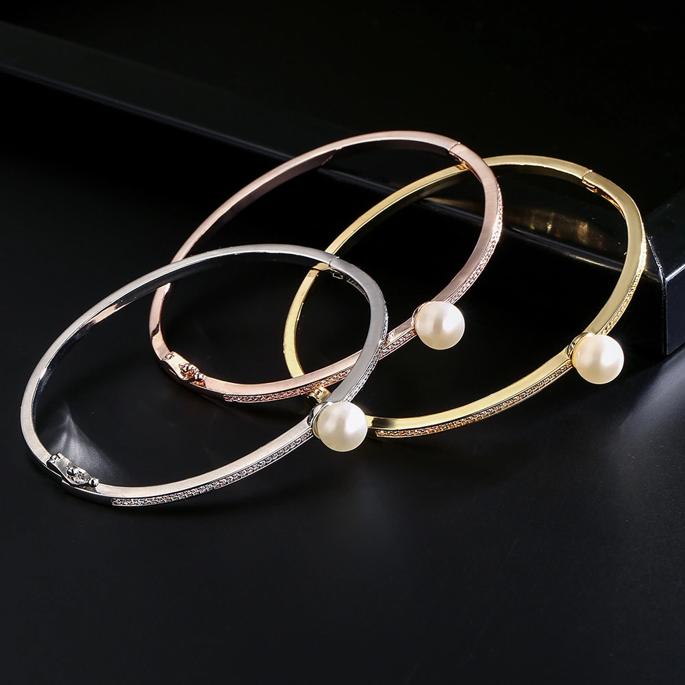 Inlaid Pearl Bracelet Women's Fashion Simple