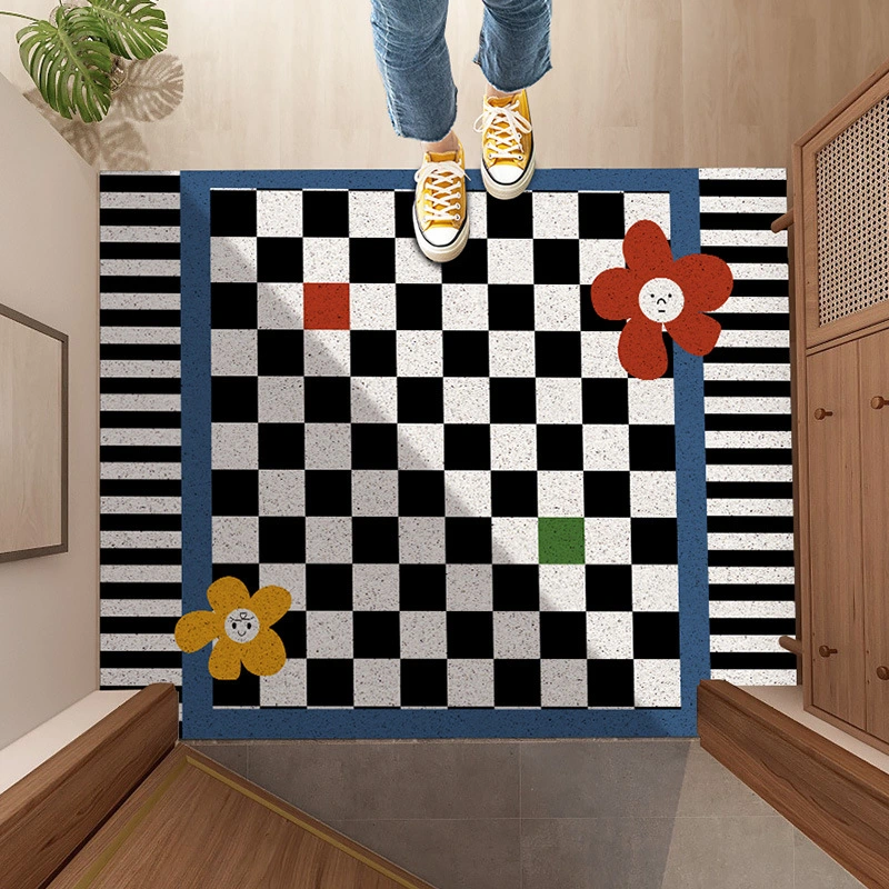 Home Fashion Floor Mat Checkerboard