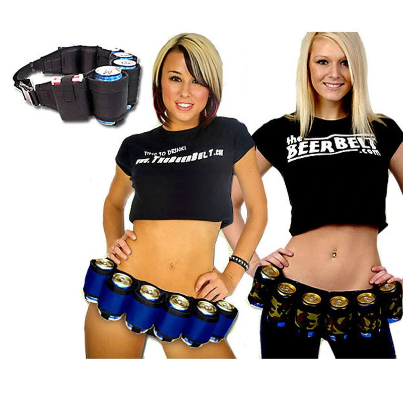 Convenient Outdoor Carry-on Beer And Beverage Hiking Belt