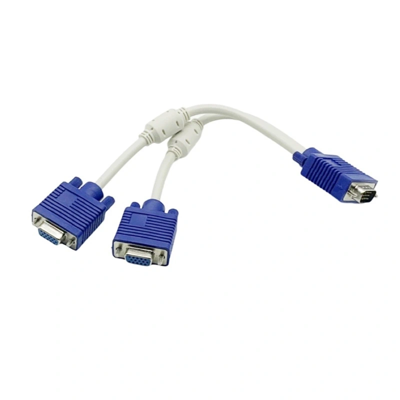 Computer Cable One Divided Into Two Display Connection Line