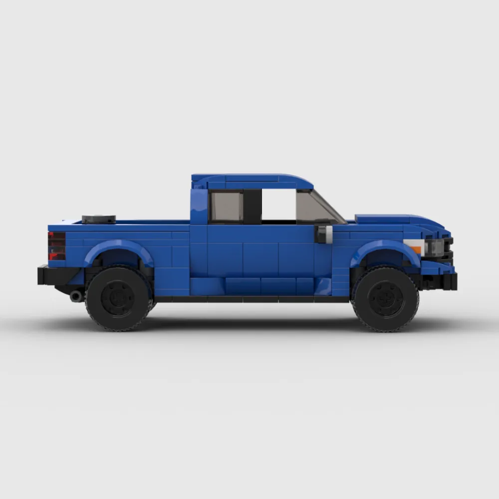 Off-road Pickup Truck Assembled Building Block Toy Set