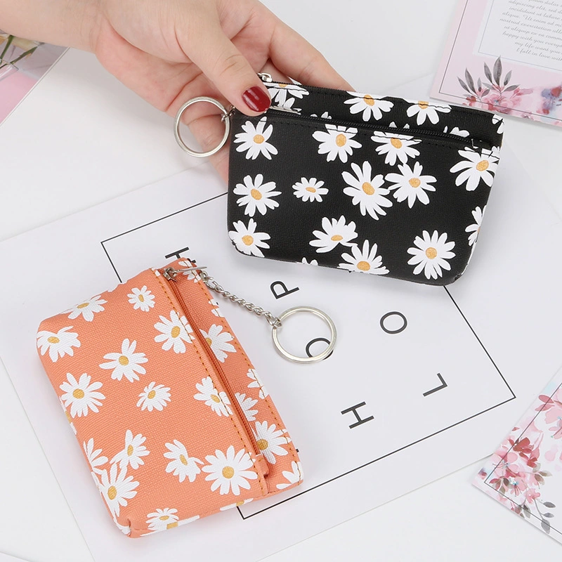 Fresh Coin Pocket Zipper Mini Bag Women's Card Holder Key Case