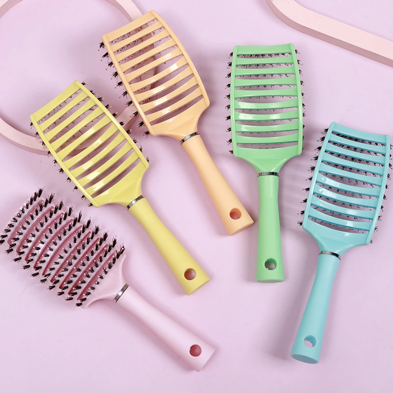 Curved Curly Hair Straight Hair Styling Massage Comb