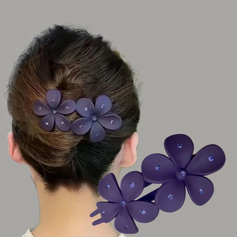 Women's Temperament Fashion Rhinestone Back Of The Head Hair Clip