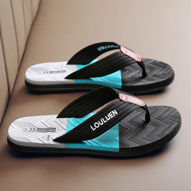 Summer New Slippers Men Outerwear Trend Casual Beach Men's Flip-Flops Wholesale Flip-Flop Sandals Home