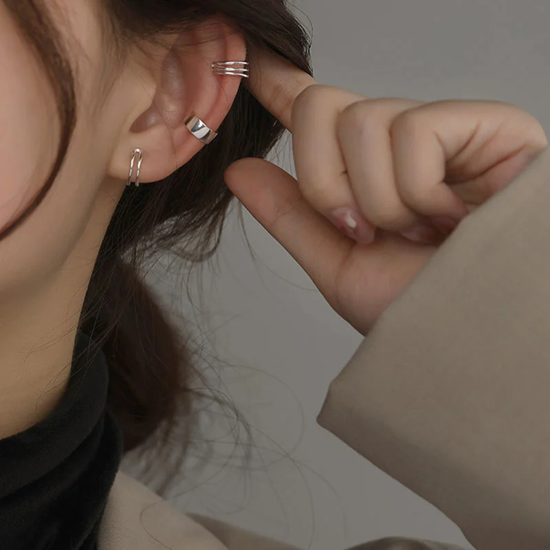 Simple And Cool Style Ear Bone Ring