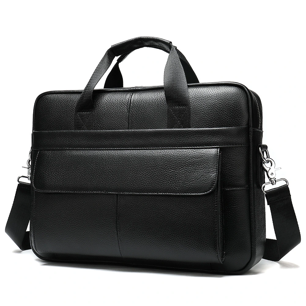 Fashion Top Layer Cowhide Briefcase Computer Bag Male