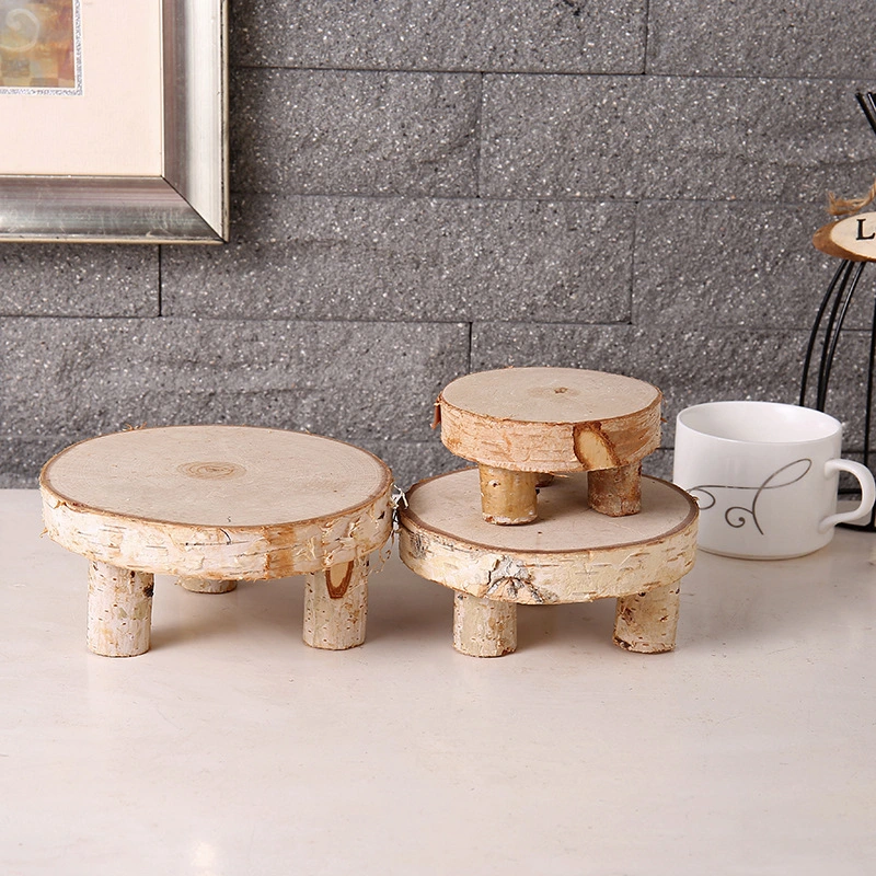 Retro Birch Wood Photo Furnishings