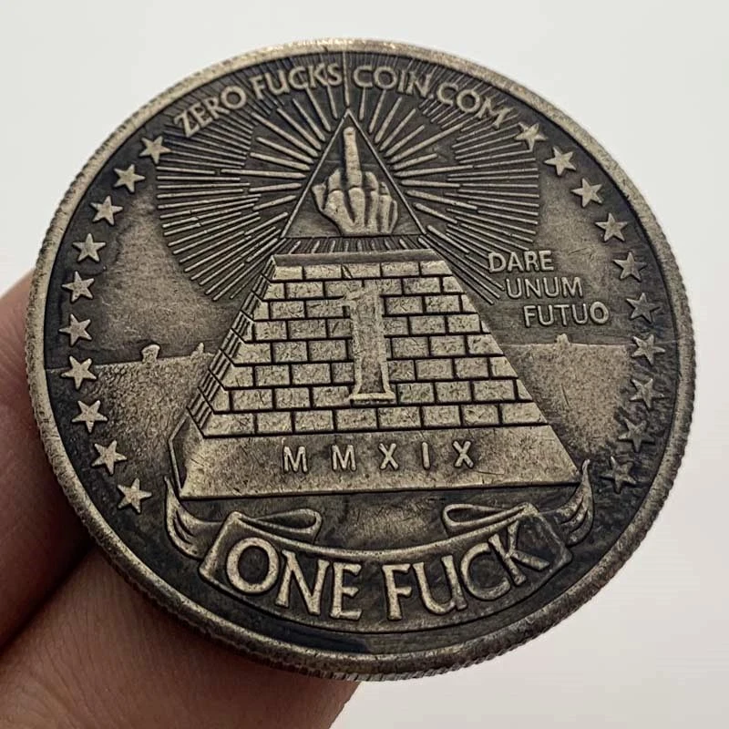 Pyramid Finger Commemorative Coin