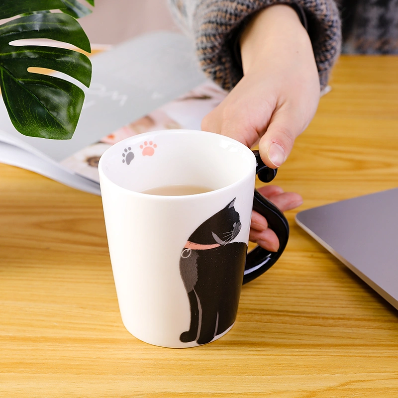 Japanese Style Female Cute Kitten Coffee Cup Cartoon Household