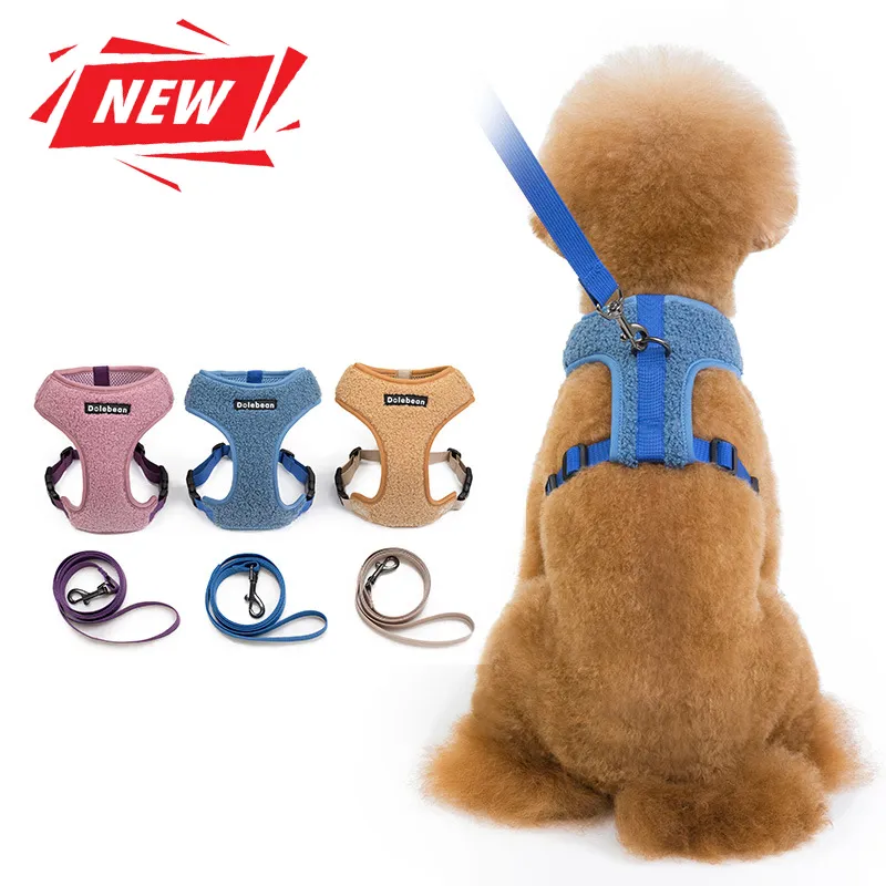 2023 New dog leash pet harness with double buckle pet supplies summer