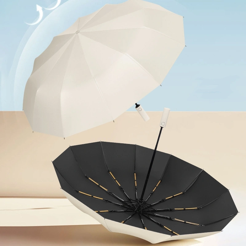 Fully Automatic Umbrella Men's And Women's Folding Sun Both Sunny And Rainy