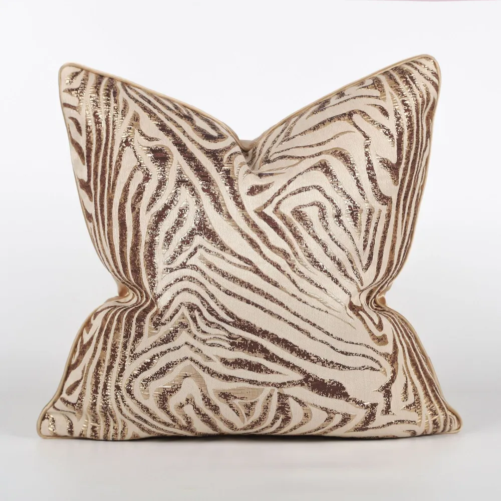 Zebra Geometric Minimalist Design Pillow Cover