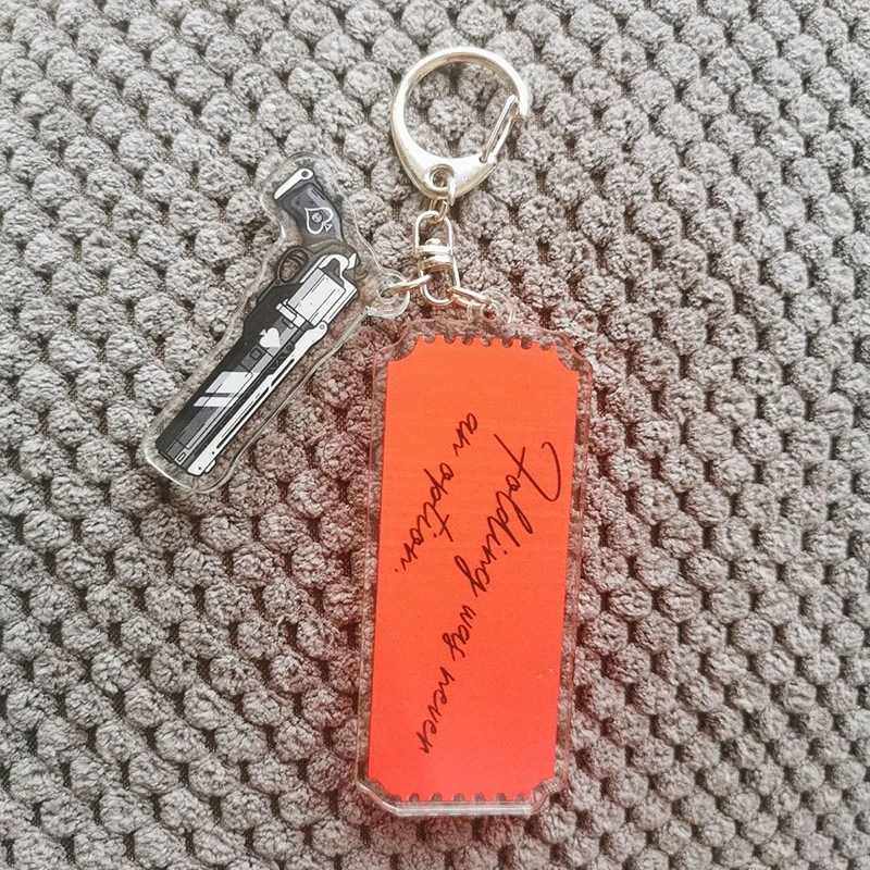 Acrylic Key Chain Pendant Without Black Cardboard