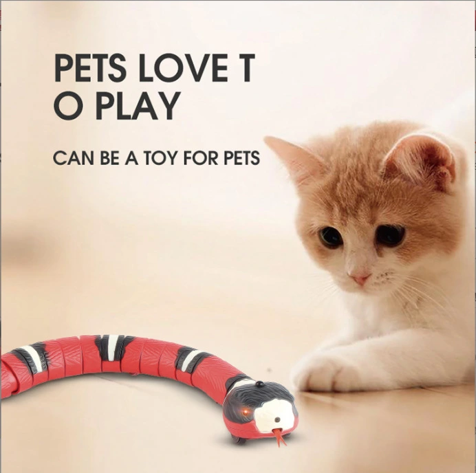 Remote Control Electric Toys Intelligent Induction Obstacle Avoidance Silver Ring Snake