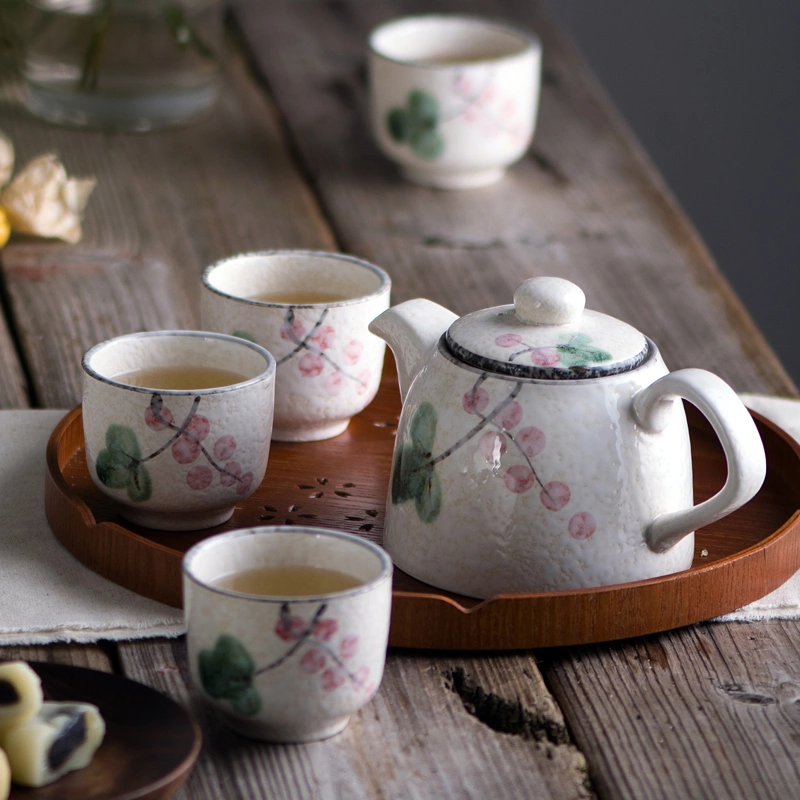 Japanese Style Ceramic Teapot Teacup Tea Set Gift Set