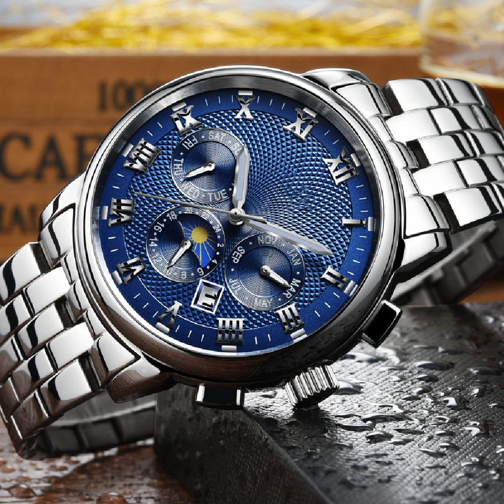 Fully Automatic Fashion Steel Band Watch