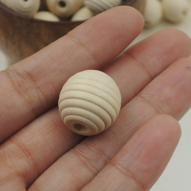 Ornament Accessories Spiral Wood Beads