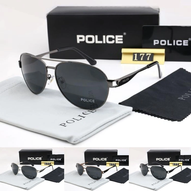 New Police Sunglasses Tide Men Fishing Polarizing Glasses Sunglasses Driver Glasses Anti UV Driving Glasses