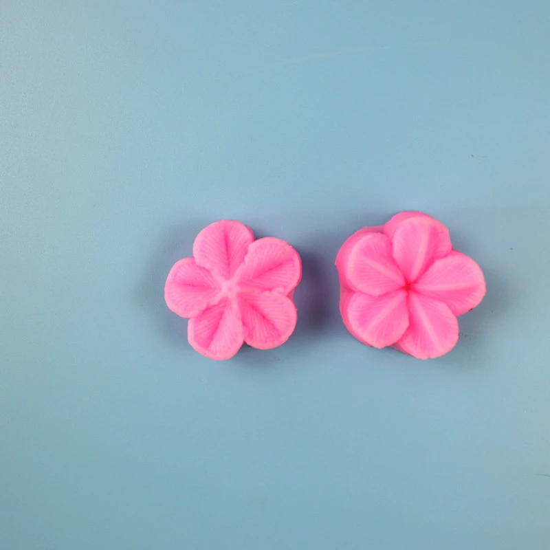 Five Petal Flower Clip Silicone Mould Fondant Lace Cake Decoration