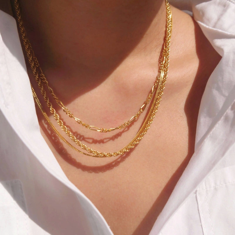 Triple Layered Hip Hop Necklace For Women