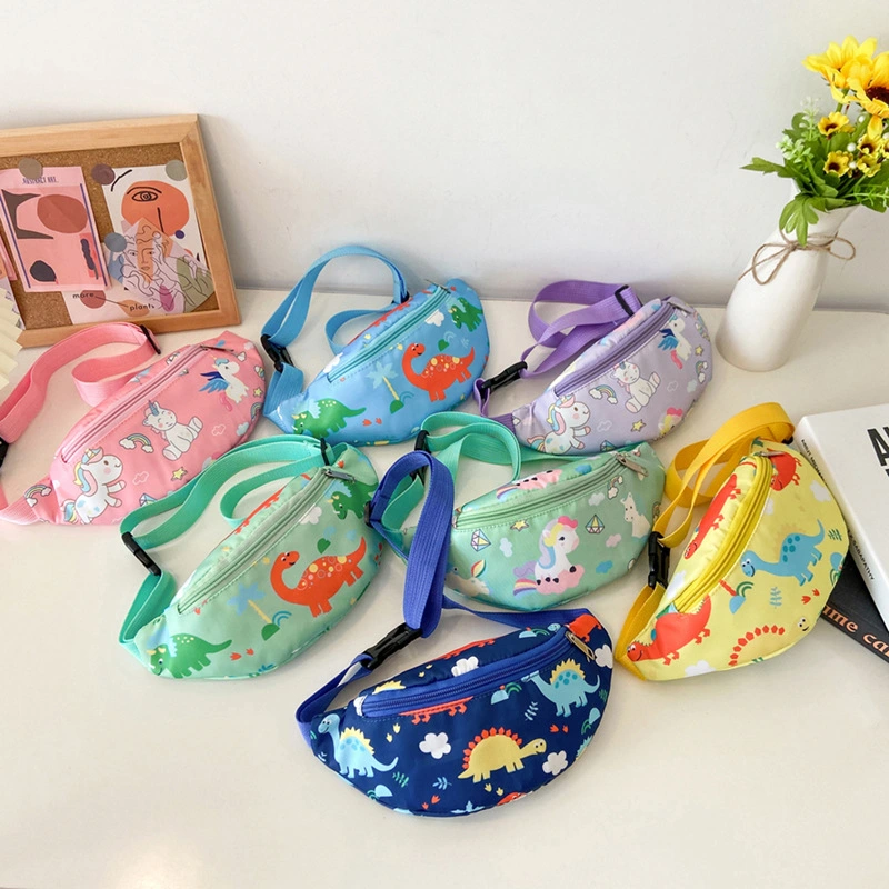 Children's Pockets Cute Cartoon Little Dinosaur Crossbody Shoulder Bag