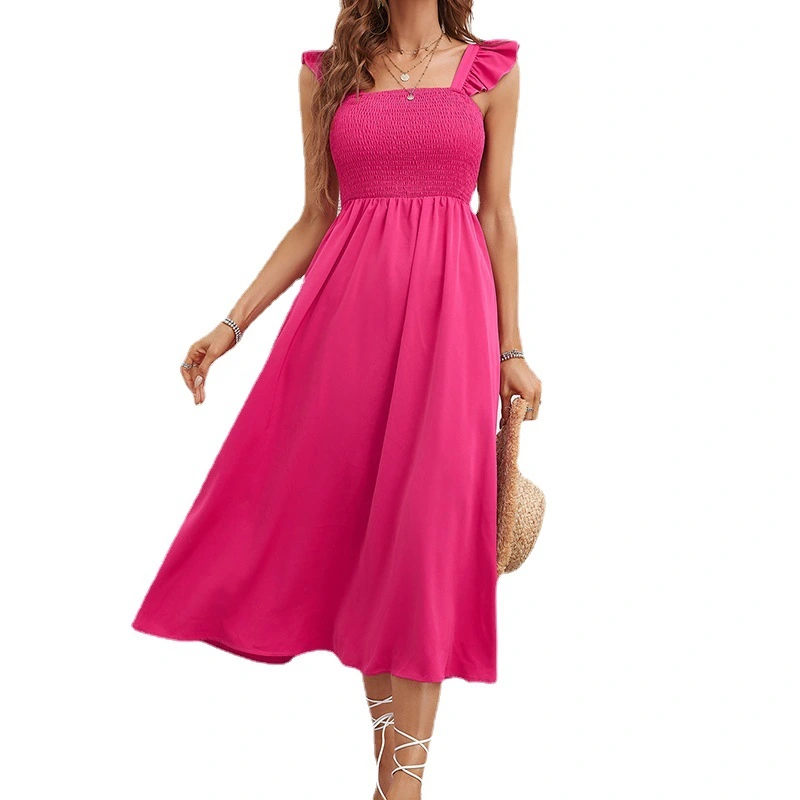 Lace Sling High Waist Slim-fit Elegant Dress