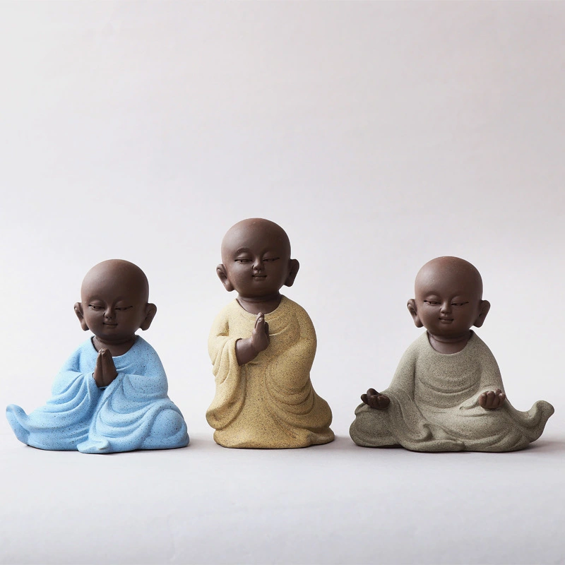 Zen Like Purple Sand Little Monk Tea Pet Tea Set Tea Play