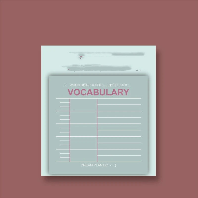 Memo Paper Cartoon Cute Student