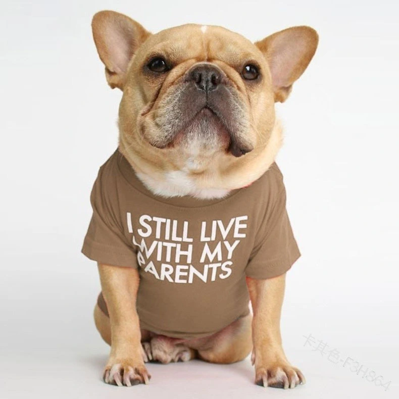 Pet Dog Letter T-shirt