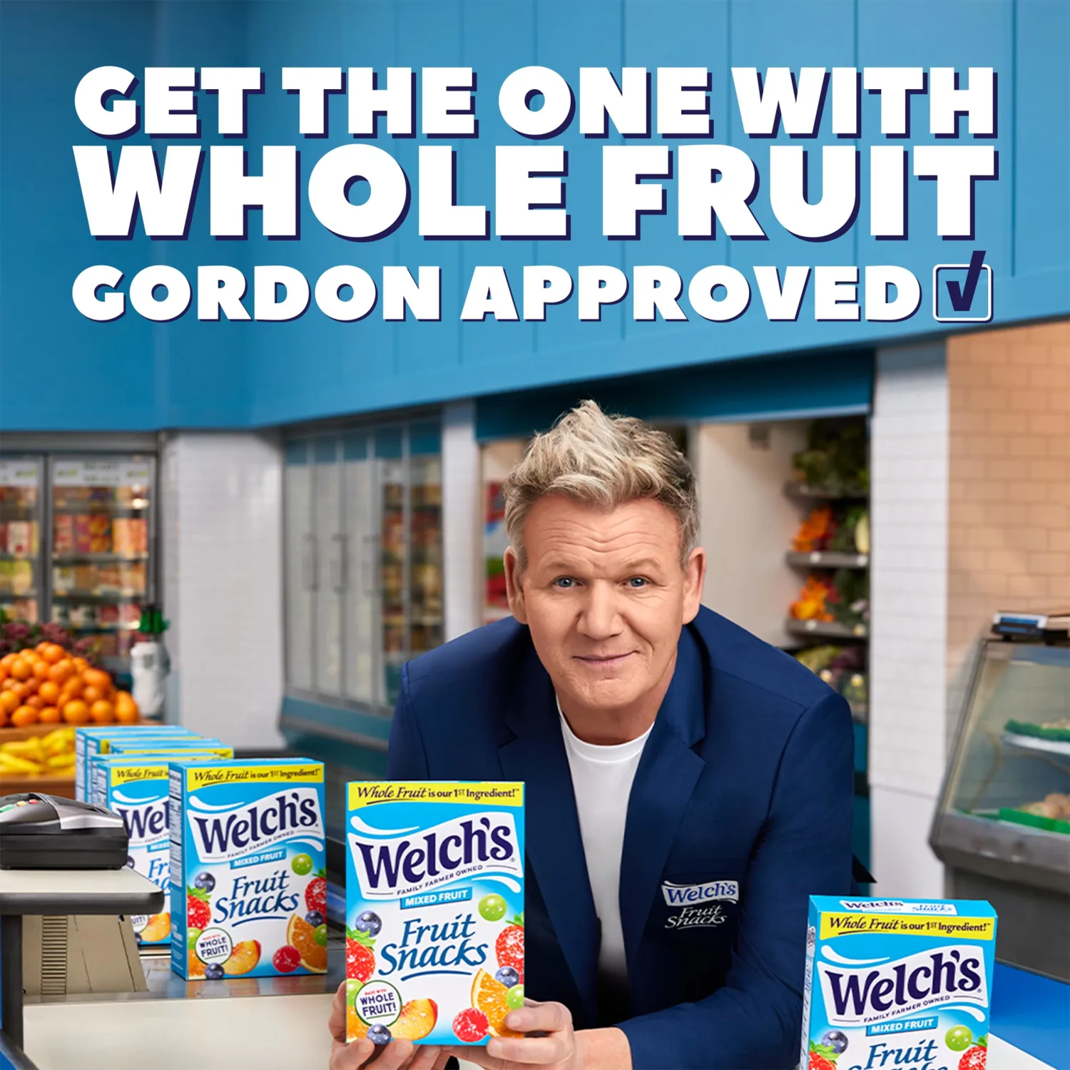 Welch's Fruit Snacks, Mixed Fruit, Bulk Pack, Individual Single Serve Bags, 0.8 oz (Pack of 40)