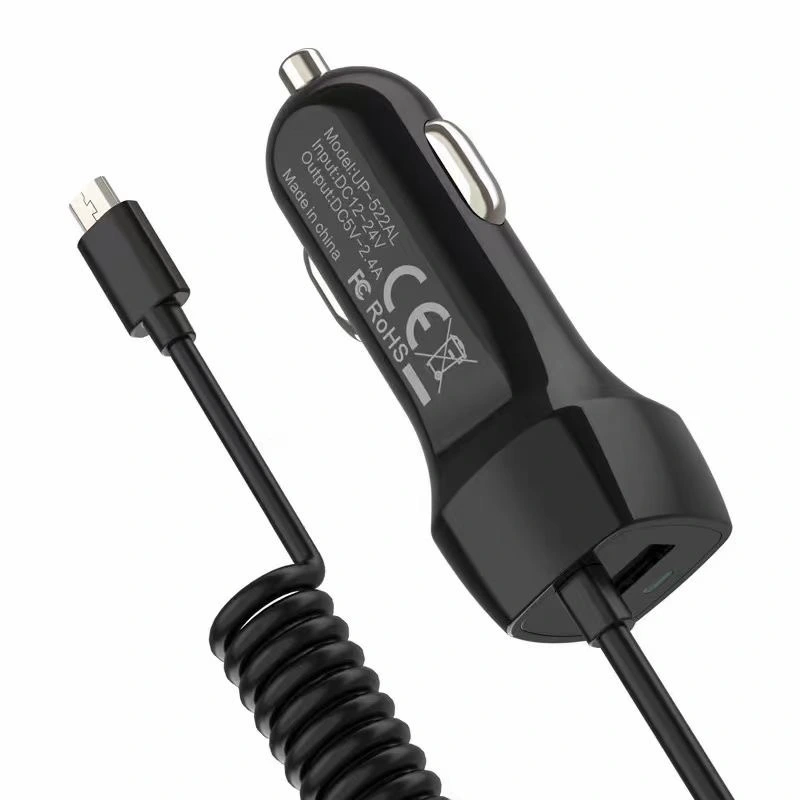 USB Car Charger With Cable