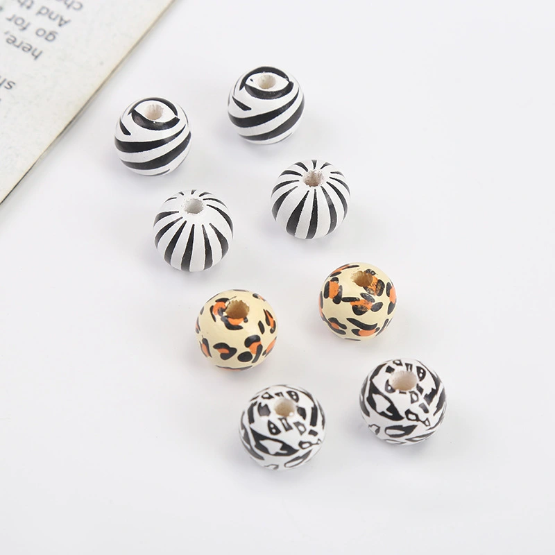 Creative Leopard Print Loose Bead String Accessories