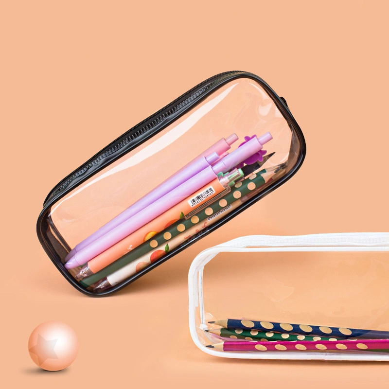 Stylish And Simple Transparent PVC Pen Bag