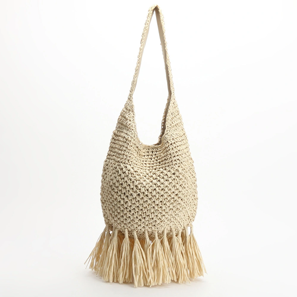 Tassel Straw Weaving Bag Weaving Girl