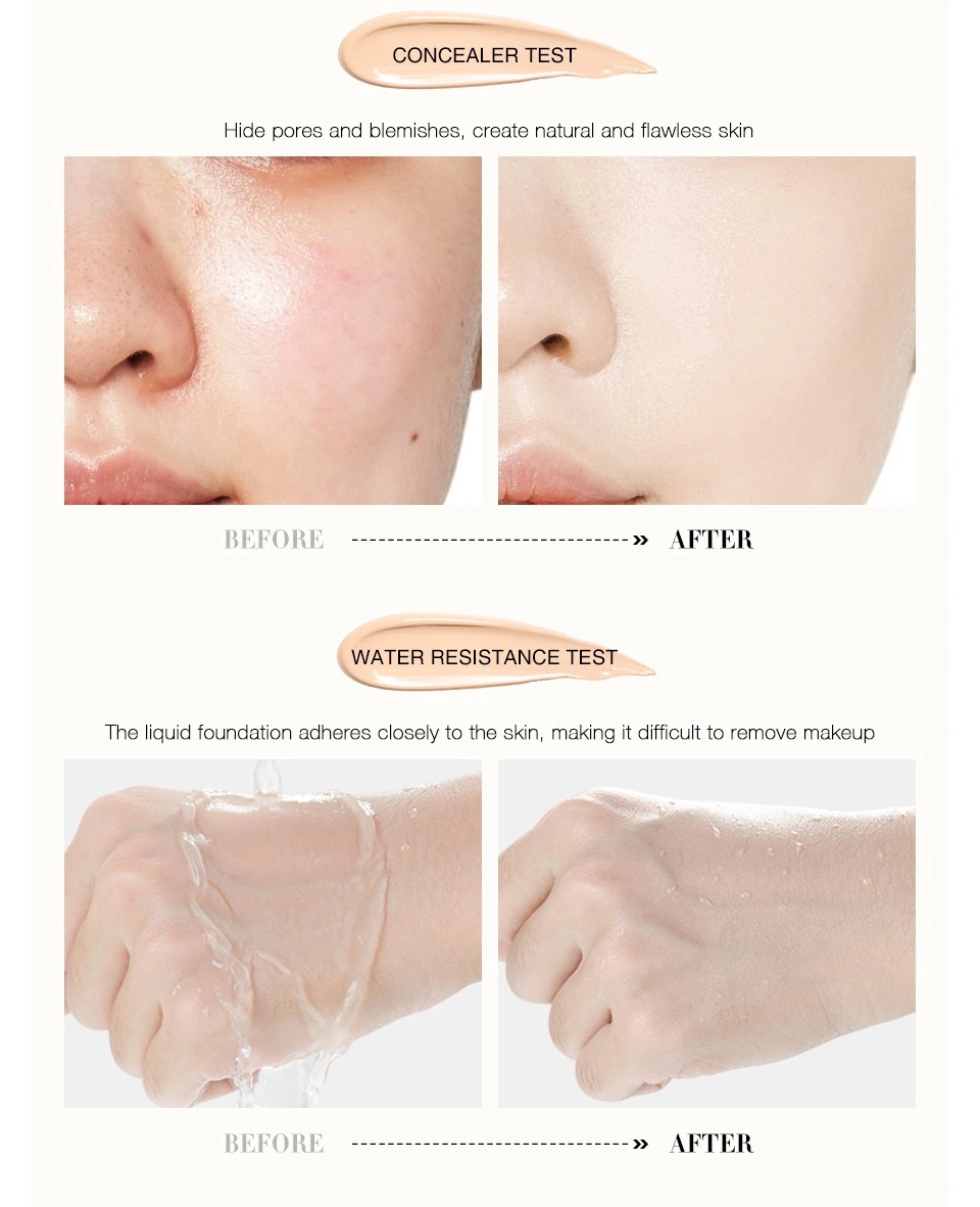 Natural Modification Concealer Makeup Clothing No Makeup Feeling Liquid Foundation