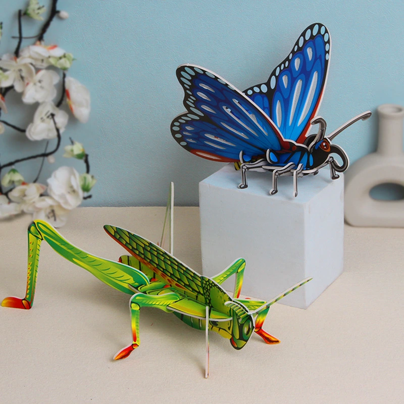 DIY Paper 3D Puzzle Insects