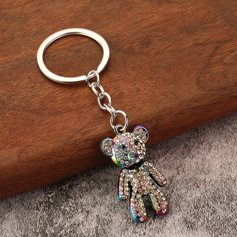 Diamond Bear Keychain Pendant