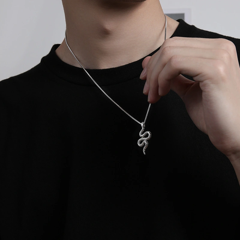 Fashion Personality Snake Pendant For Men