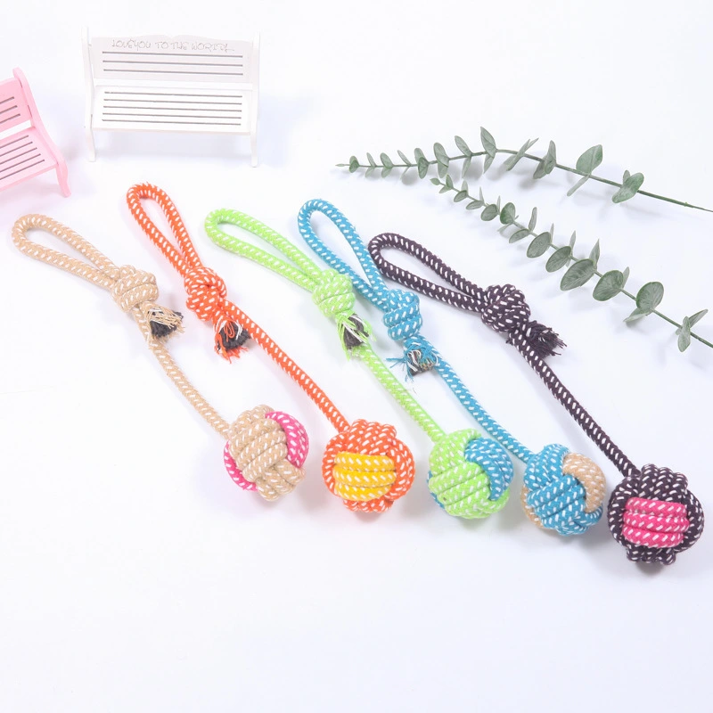 Interactive Cotton Rope Mini Dog Toys Ball For Dogs Accessories Toothbrush Chew Puppy Toy For Large Small Dogs Toy Pet Dog Toy