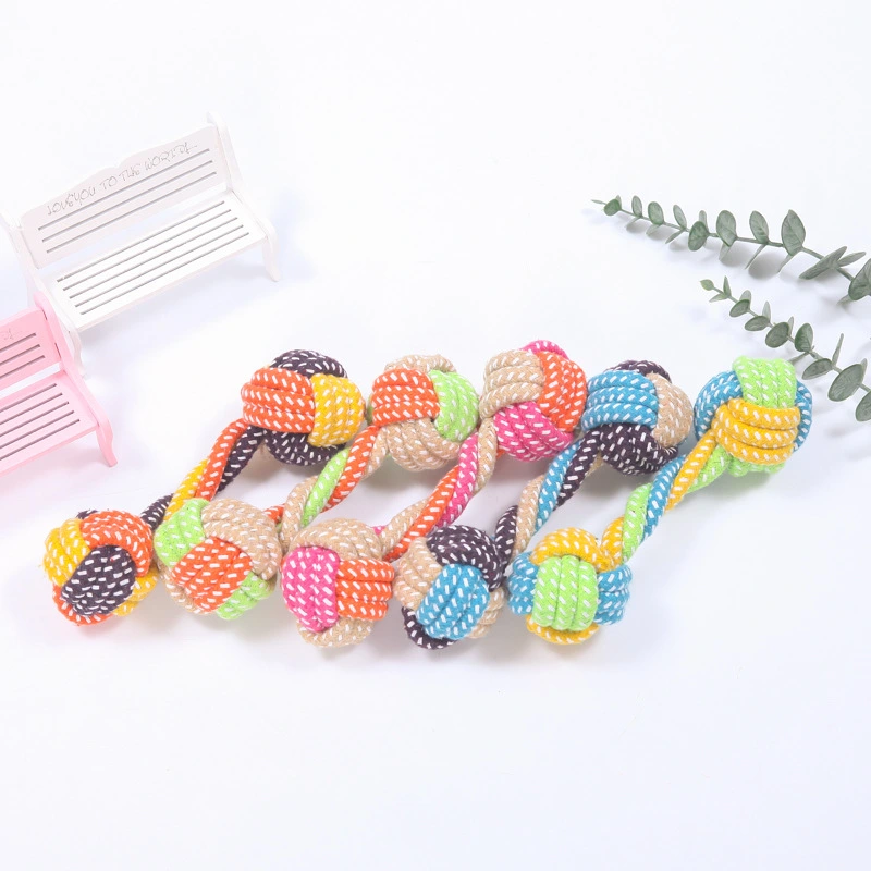Interactive Cotton Rope Mini Dog Toys Ball For Dogs Accessories Toothbrush Chew Puppy Toy For Large Small Dogs Toy Pet Dog Toy